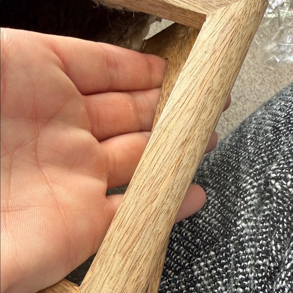 Antik Kraft Teal and Brown Floral Basket NWT - Picture 4 of 6